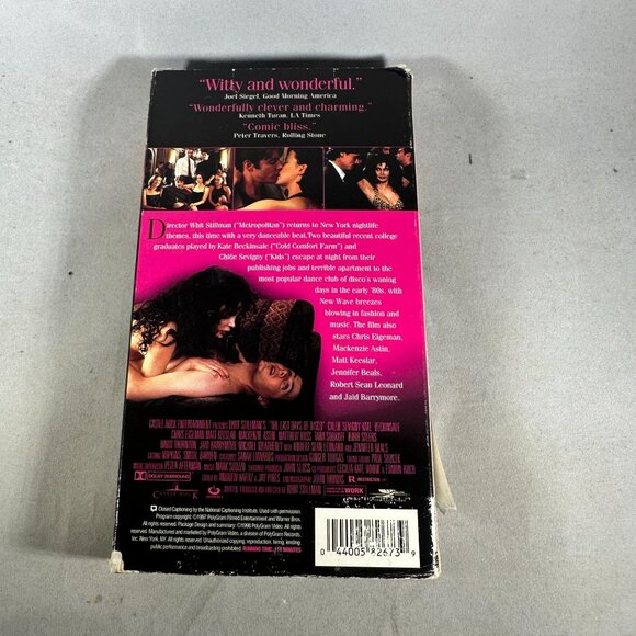 The Last Days Of Disco VHS 1998 R Kate Beckinsale & Chloe Sevigny Castle Rock - Picture 2 of 3